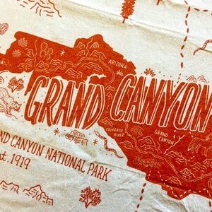 NOTEWORTHY PAPER & PRESS Grand Canyon Tea Towel NWT
